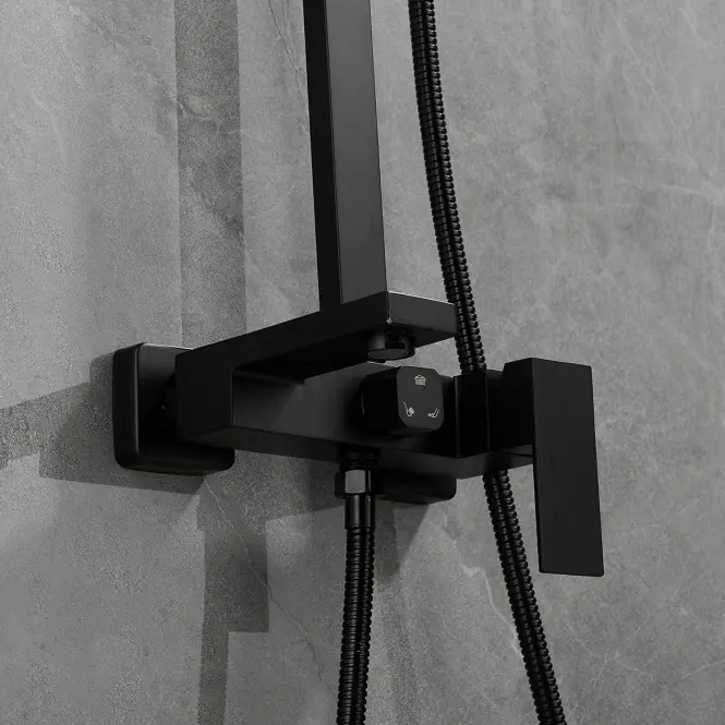 Zuhany- és kádrendszer Remi X 1-F fekete,3