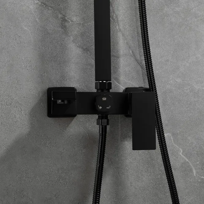 Zuhany- és kádrendszer Remi X 1-F fekete,6