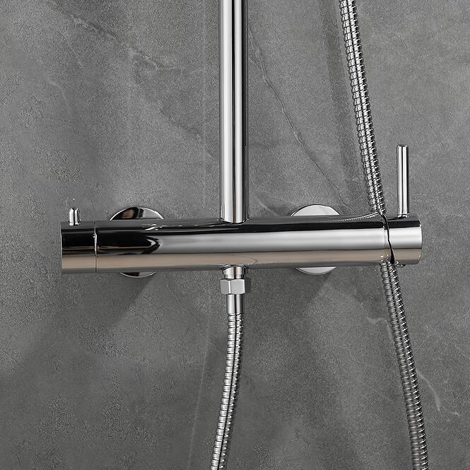 Zuhanykészlet Ilma 1-F króm,6