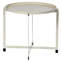 Havana kerti asztal 47 cm bézs