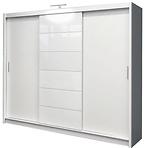 Szekrény Malibu 250 cm fehér Szekrény Malibu 250 cm fehér