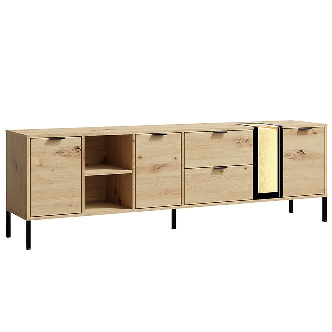 Szekrény Rtv Evolution Hosszú Ev/4a Artisan /WOOD
