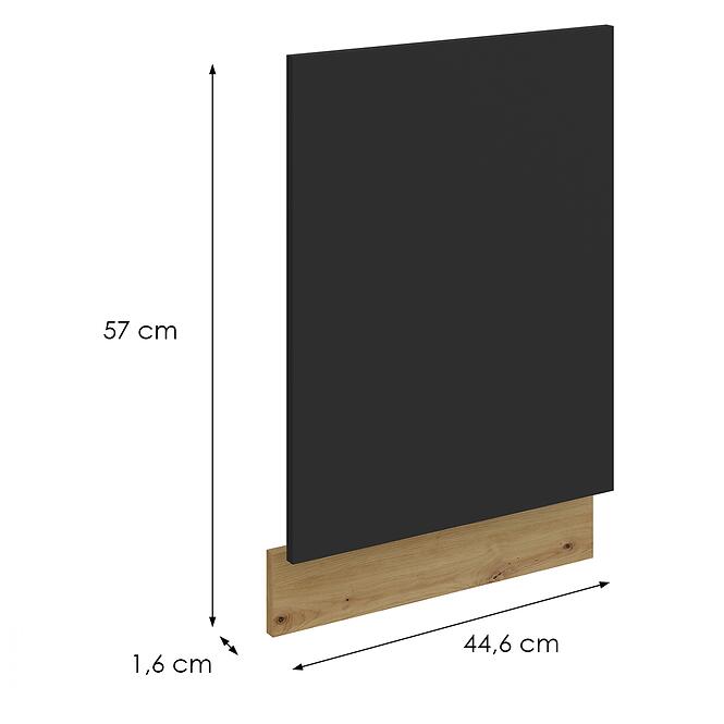 Mosogatógép ajtaja Zm Aria-Bl/Ar Anti Fingerprint 570x446,2