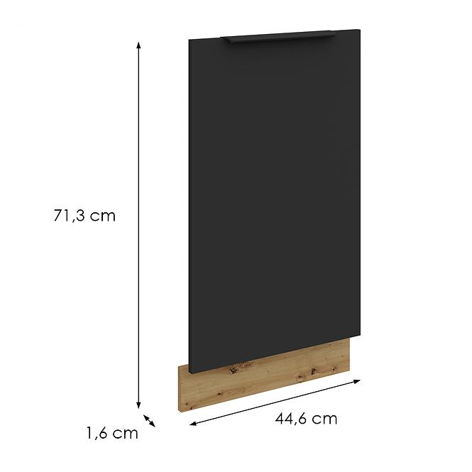 Mosogatógép ajtaja Zm Aria-Bl/Ar Anti Fingerprint 713x446,2