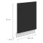 Mosogatógép ajtaja Zm Aria-Bl/Wh Anti Fingerprint 570x446,2