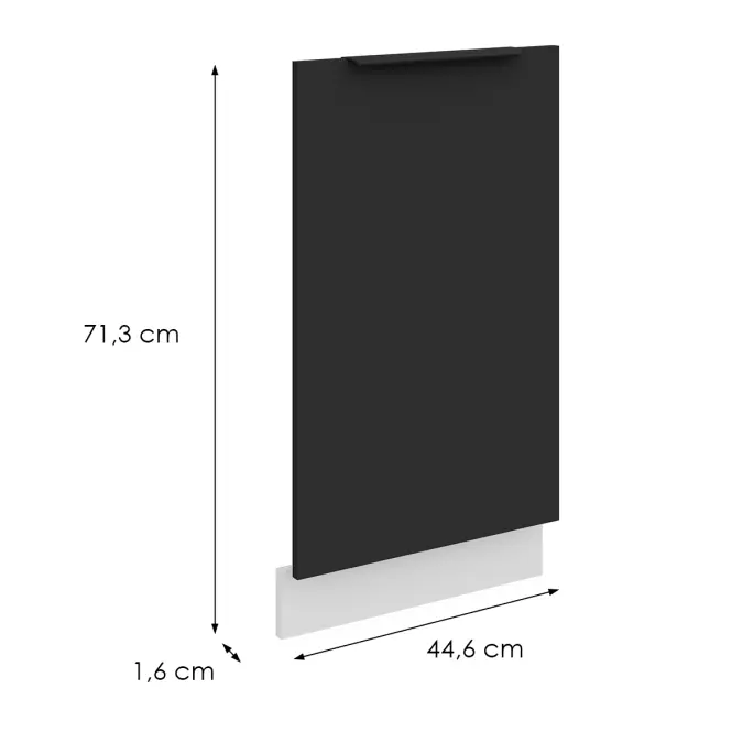 Mosogatógép ajtaja Zm Aria-Bl/Wh Anti Fingerprint 713x446