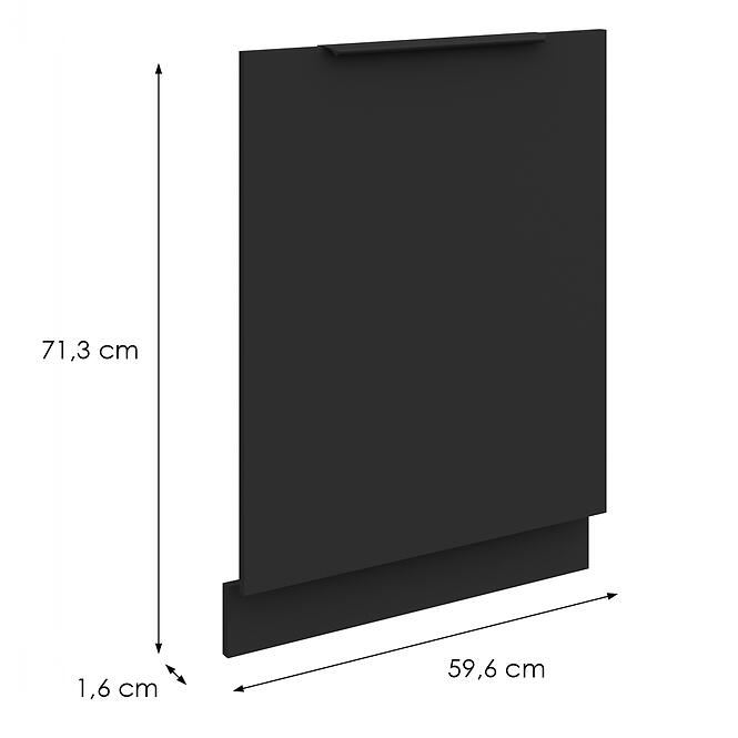Mosogatógép ajtaja Zm Aria-Bl/Bl Anti Fingerprint 713x596,2