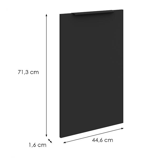 Mosogatógép ajtaja Zm Aria-Bl/Ant Anti Fingerprint 713x446,2