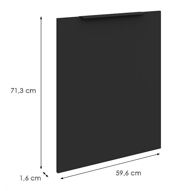 Mosogatógép ajtaja Zm Aria-Bl/Ant Anti Fingerprint 713x596,2