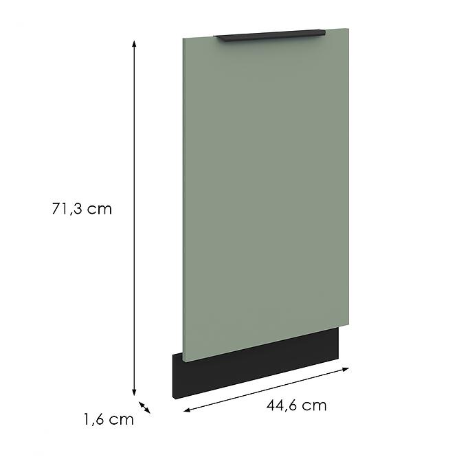 Mosogatógép ajtaja Zm Aria-Sa/Bl Anti Fingerprint 713x446