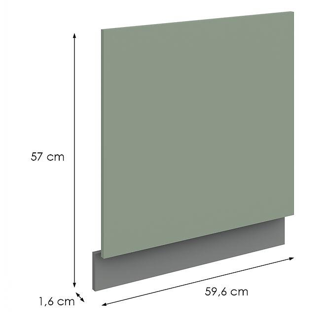 Mosogatógép ajtaja Zm Aria-Sa/Ant Anti Fingerprint 570x596