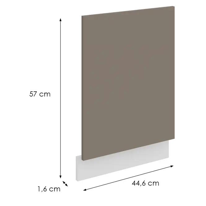 Mosogatógép ajtaja Zm Aria-Ta/Wh Anti Fingerprint 570x446,2