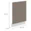 Mosogatógép ajtaja Zm Aria-Ta/Wh Anti Fingerprint 570x446,2