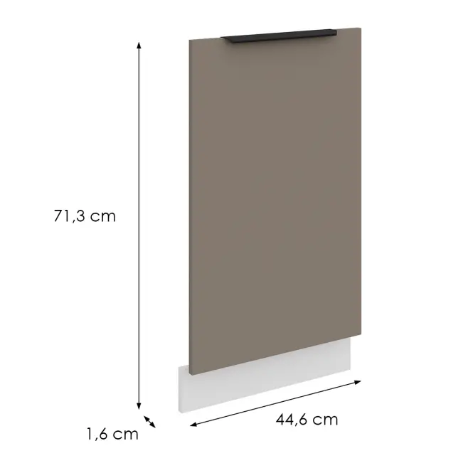 Mosogatógép ajtaja Zm Aria-Ta/Wh Anti Fingerprint 713x446,2