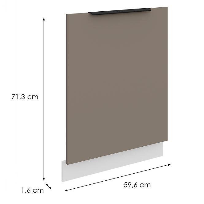 Mosogatógép ajtaja Zm Aria-Ta/Wh Anti Fingerprint 713x596,2