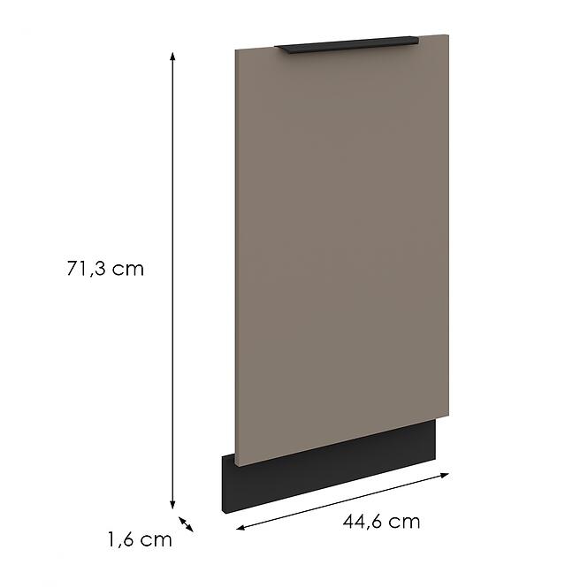 Mosogatógép ajtaja Zm Aria-Ta/Bl Anti Fingerprint 713x446