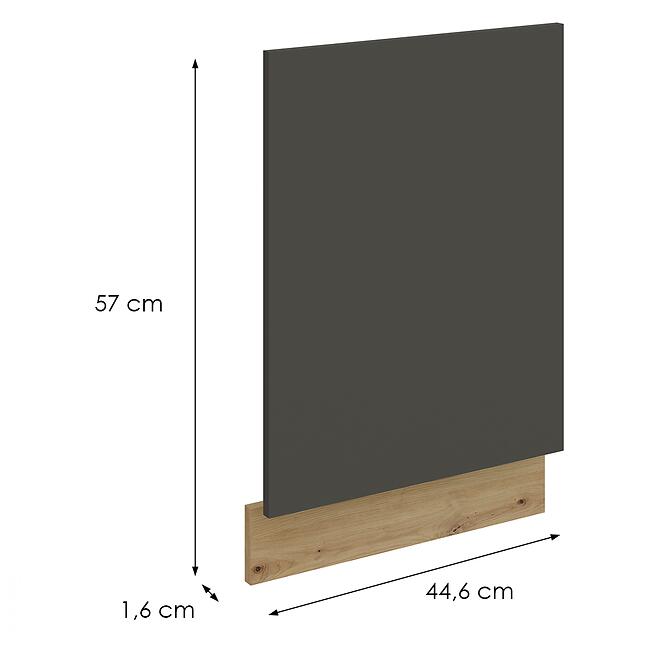 Mosogatógép ajtaja Zm Aria-Gr/Ar Anti Fingerprint 570x446