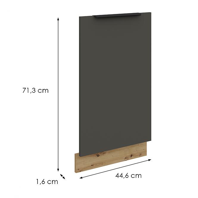 Mosogatógép ajtaja Zm Aria-Gr/Ar Anti Fingerprint 713x446