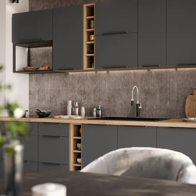 Mosogatógép ajtaja Zm Aria-Gr/Ar Anti Fingerprint 713x596