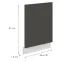 Mosogatógép ajtaja Zm Aria-Gr/Wh Anti Fingerprint 570x446,2