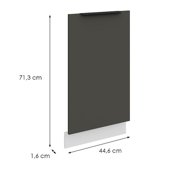Mosogatógép ajtaja Zm Aria-Gr/Wh Anti Fingerprint 713x446