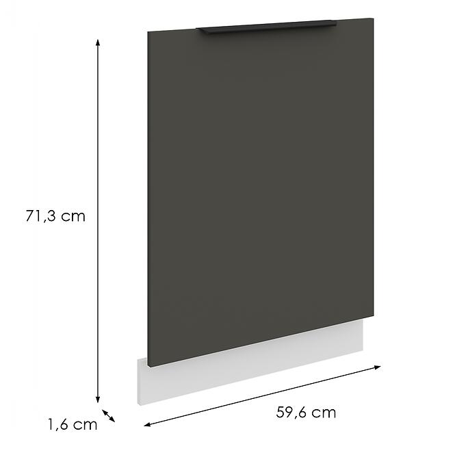 Mosogatógép ajtaja Zm Aria-Gr/Wh Anti Fingerprint 713x596
