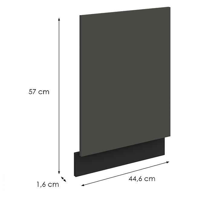 Mosogatógép ajtaja Zm Aria-Gr/Bl Anti Fingerprint 570x446