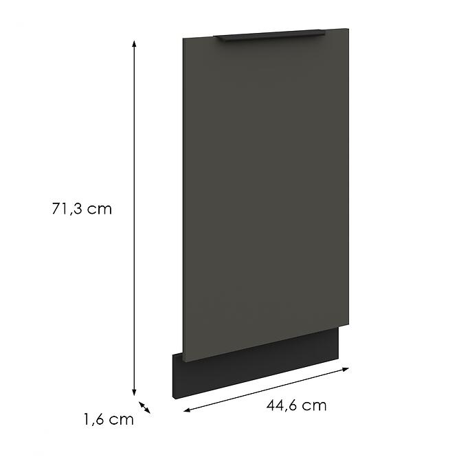 Mosogatógép ajtaja Zm Aria-Gr/Bl Anti Fingerprint 713x446