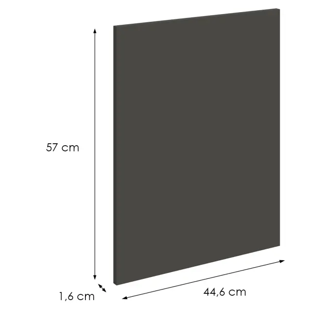 Mosogatógép ajtaja Zm Aria-Gr/Ant Anti Fingerprint 570x446