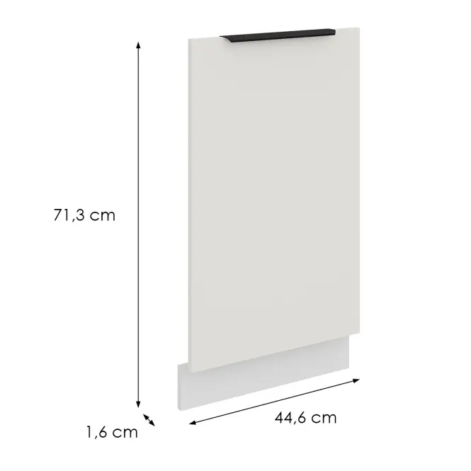 Mosogatógép ajtaja Zm Aria-Wh/Wh Anti Fingerprint 713x446