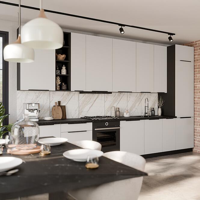 Mosogatógép ajtaja Zm Aria-Wh/Bl Anti Fingerprint 570x596,3