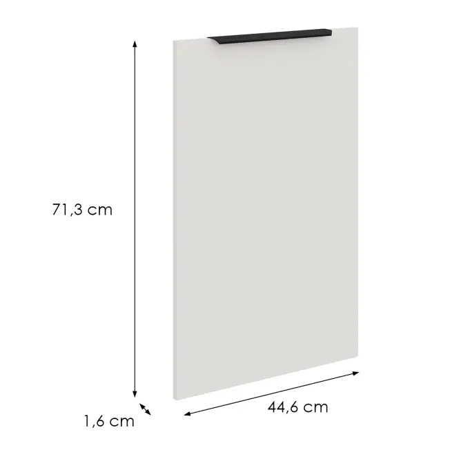 Mosogatógép ajtaja Zm Aria-Wh/Ant Anti Fingerprint 713x446
