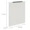 Mosogatógép ajtaja Zm Aria-Wh/Ant Anti Fingerprint 713x596,2
