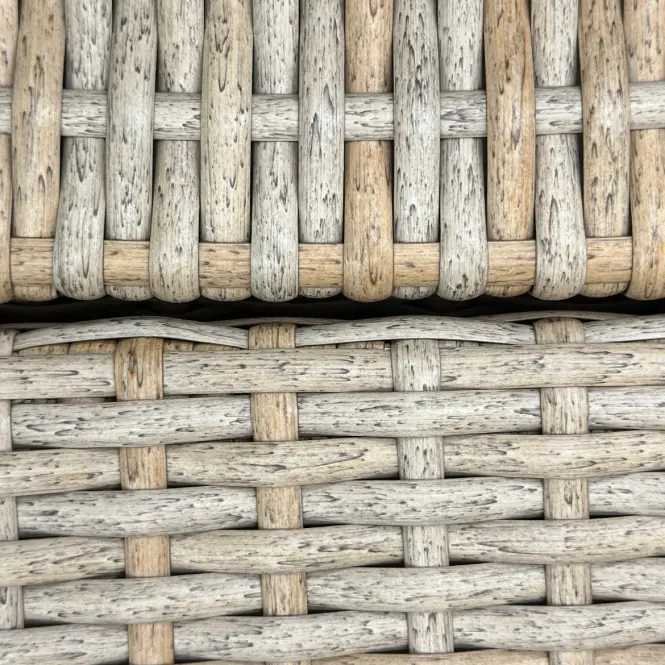 Sarok ülőgarnitúra technorattan Bartek natural,9