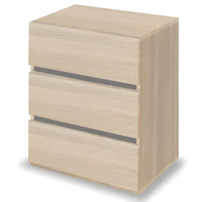 Éjjeliszekrény Fiókokkal Sys Effect  Kk2 Sonoma