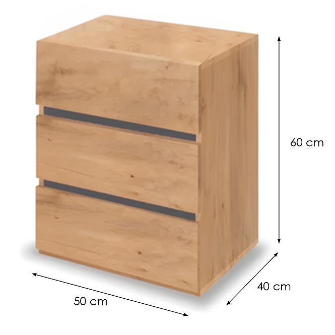 Éjjeliszekrény Fiókokkal Sys Effect  Kk4 Lancelot