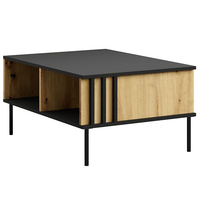 Dohányzóasztal Rimini 07 fekete/artisan