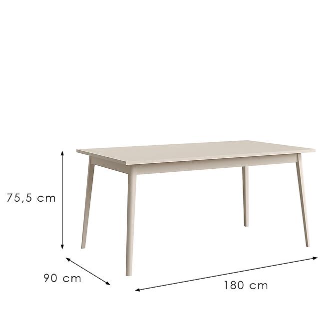 Asztal 180X90 Rose 05-B homokbézs,2