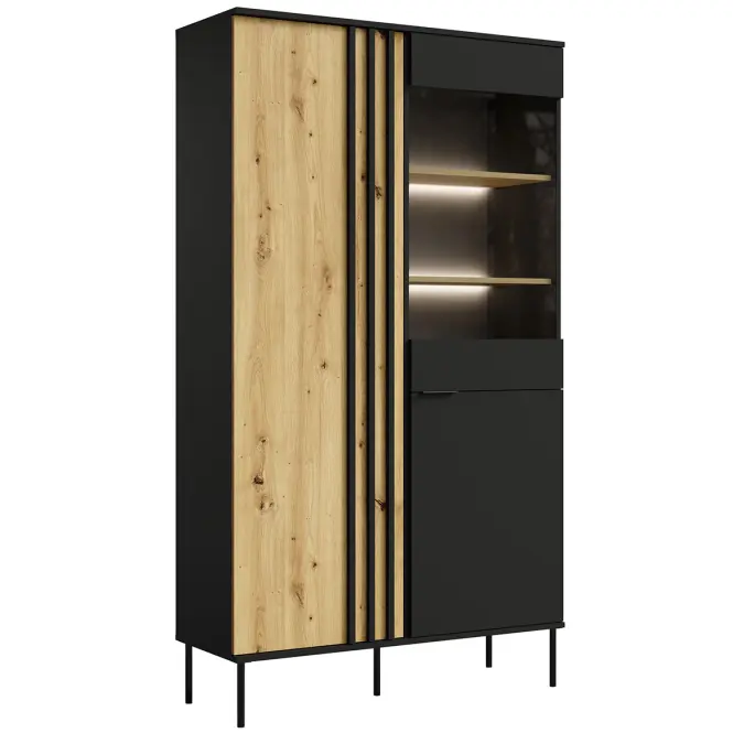 Vitrin 2D Rimini 01 fekete/artisan