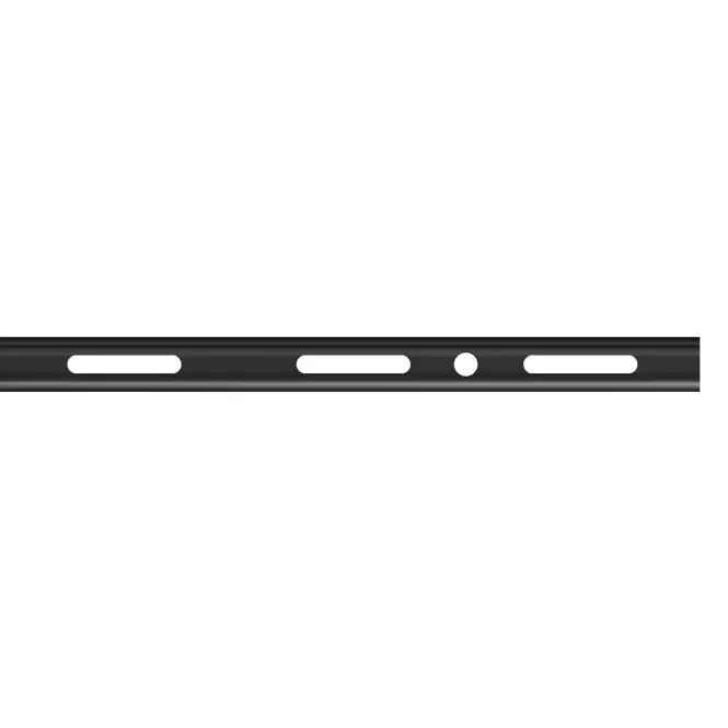 Egyes soros léce 18x12 mm hossz 2000 mm  fekete matt