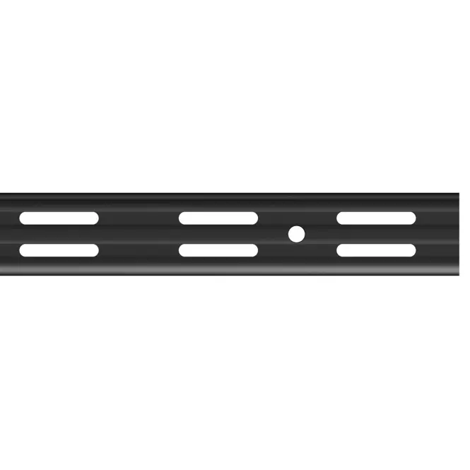 Két soros léce 25x12 mm hossz 500 mm  fekete matt,2