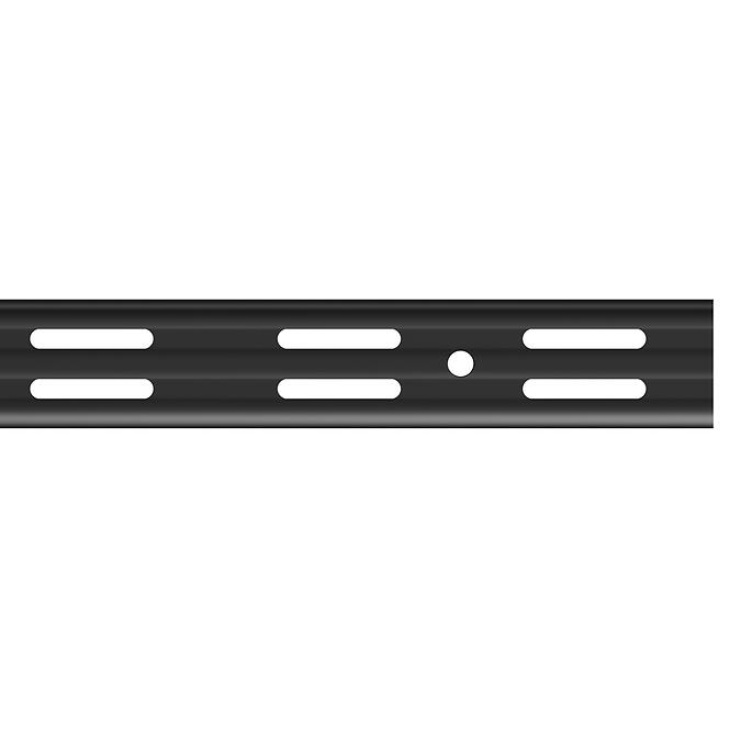 Két soros léce 25x12 mm hossz 500 mm  fekete matt,2