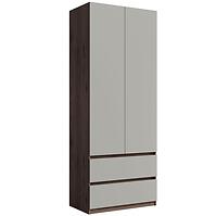 Szekrény Madison 2D2SZ 22 szürke/dió elegant