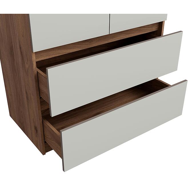 Szekrény Madison 2D2SZ 22 szürke/dió elegant,5