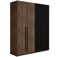Szekrény Wenecja 20 dió elegant/fekete onyx