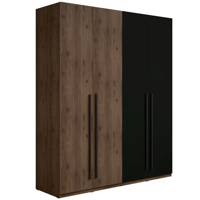 Szekrény Wenecja 20 dió elegant/fekete onyx