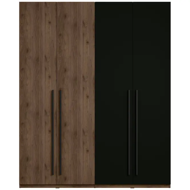 Szekrény Wenecja 20 dió elegant/fekete onyx