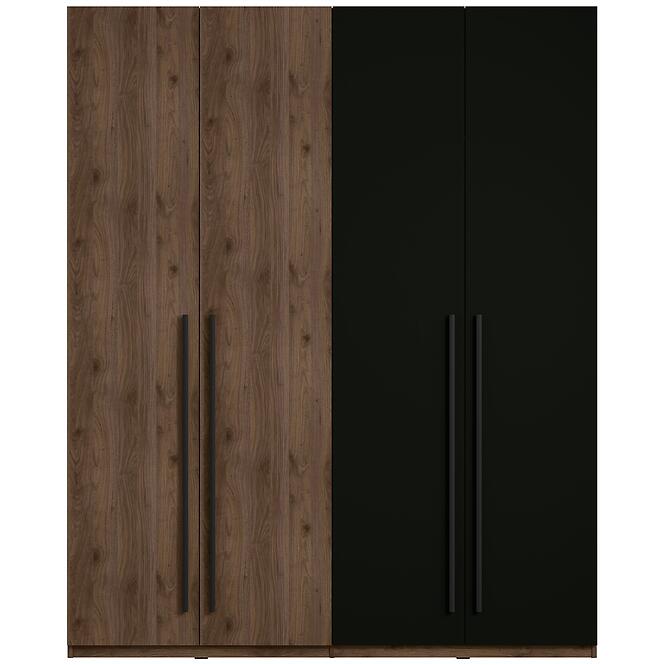 Szekrény Wenecja 20 dió elegant/fekete onyx,6