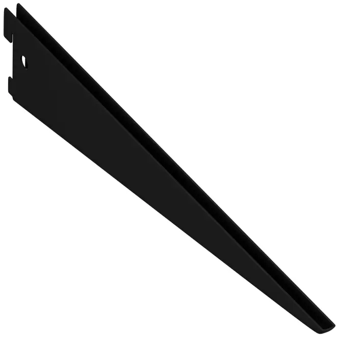 U-tartó 370 mm fekete matt