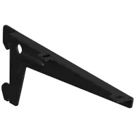 Oldalsó tartó 180 mm fekete matt 1 pár